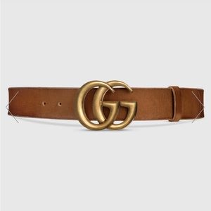 Gucci Marmont Belt - Brown